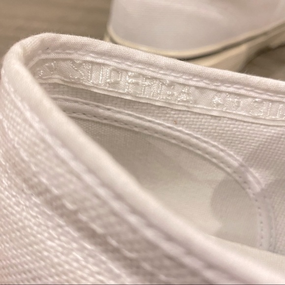 NWT SUPERGA Fantasia Man’s White Classic Sneakers Size 44 brand new with tags - Picture 12 of 15